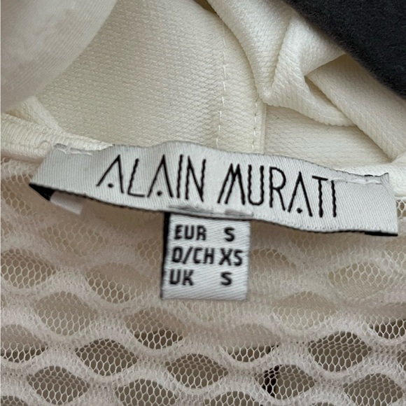 Alain Murati Bling Artsy White Mesh Sleeveless Dress Swim Cover-Up - Picture 13 of 13